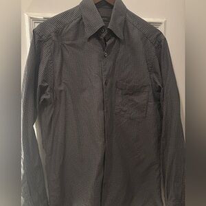 Ermenegildo Zegna Black Dress Shirt
